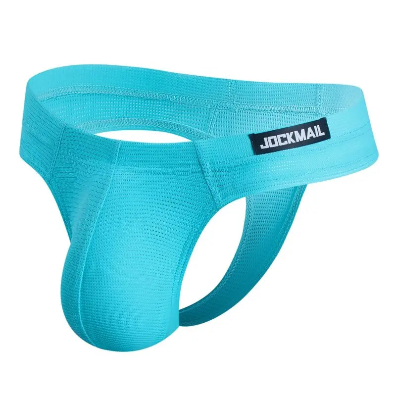 Jockmail Solid Mesh Thong