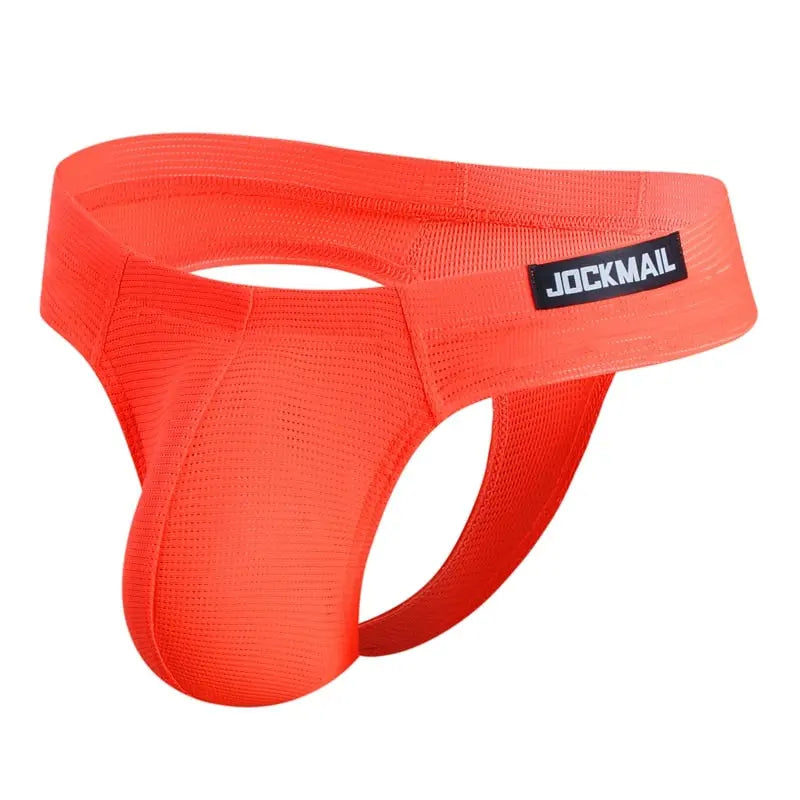 Jockmail Solid Mesh Thong