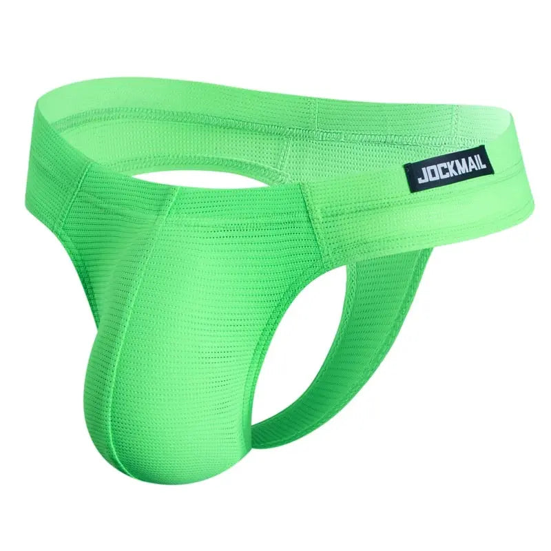 Jockmail Solid Mesh Thong