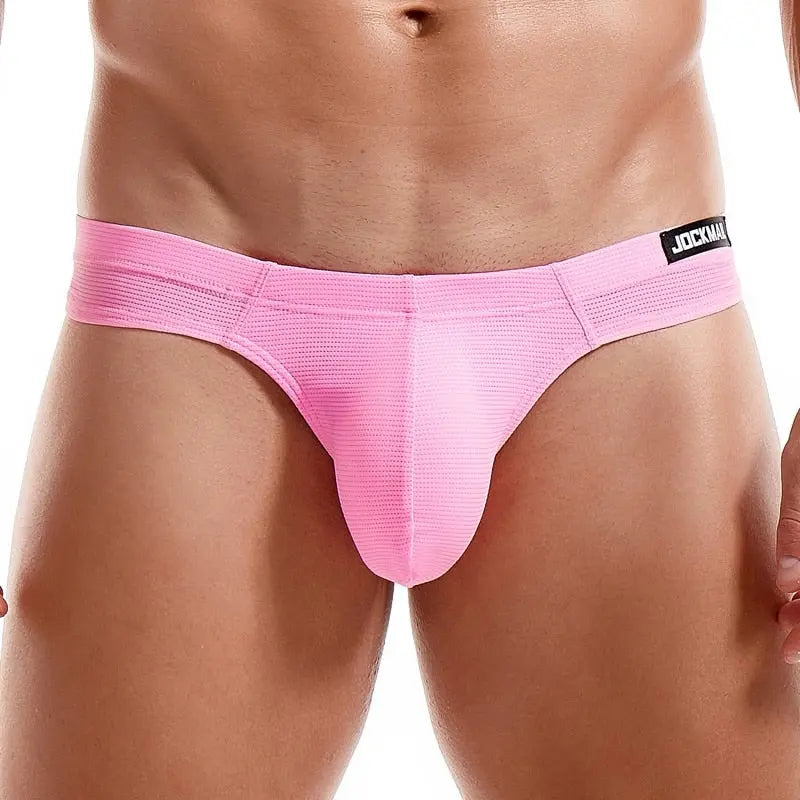 Jockmail Solid Mesh Thong