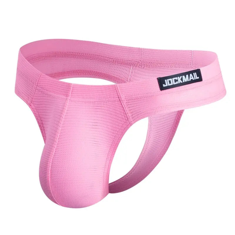 Jockmail Solid Mesh Thong