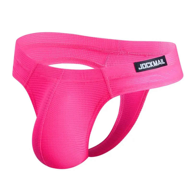 Jockmail Solid Mesh Thong