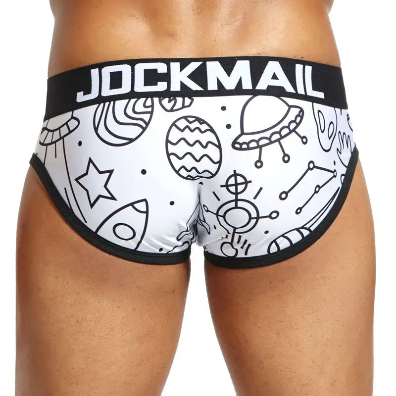 Jockmail White Night Briefs