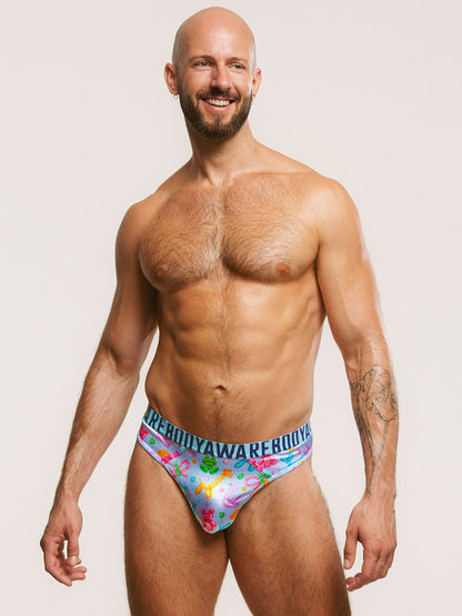 Luxe Satin Sport Thong