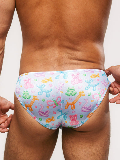 Luxe Satin Dual Logo Brief