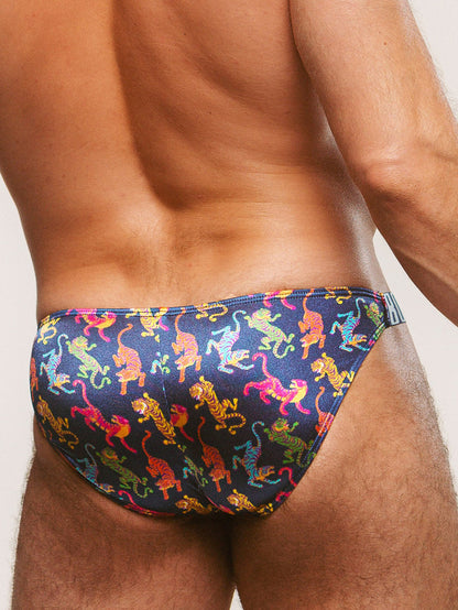 Luxe Satin Dual Logo Brief