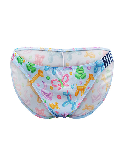 Luxe Satin Logo Strap Brief