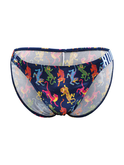 Luxe Satin Logo Strap Brief