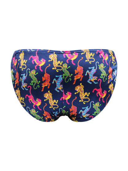 Luxe Satin Logo Strap Brief