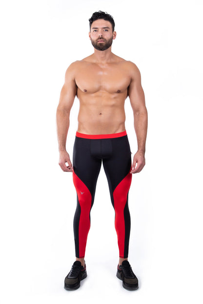 Black/Red Meggings - view 5