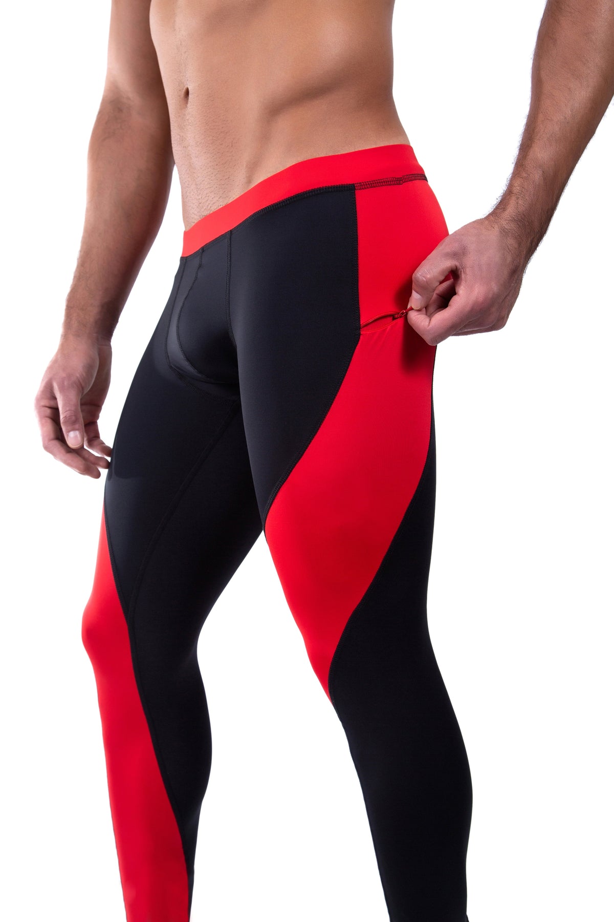 Black/Red Meggings - view 4