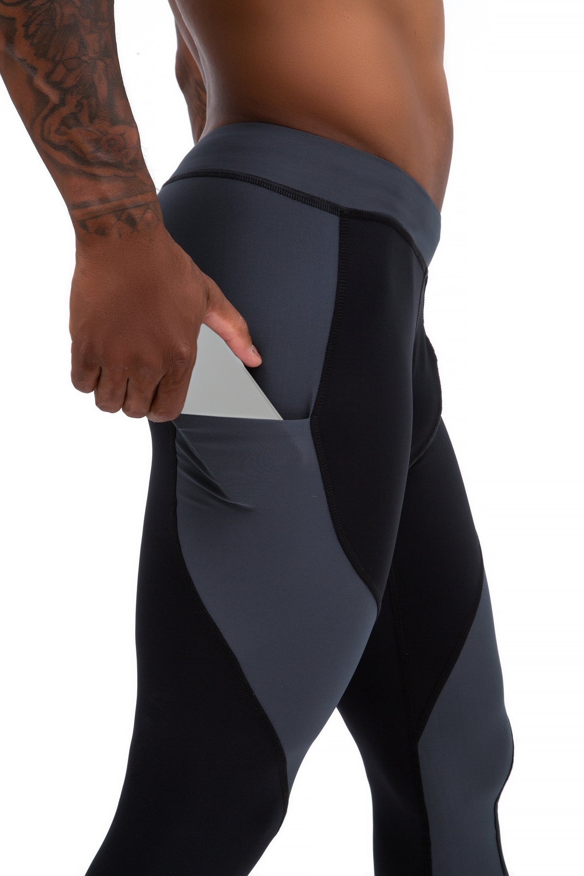 Black/Gray Meggings | MEN Meggings | Matador Meggings | OUTFAIR | OUTFAIR