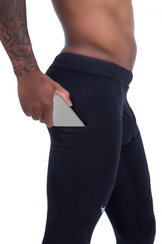 Black/Black Meggings