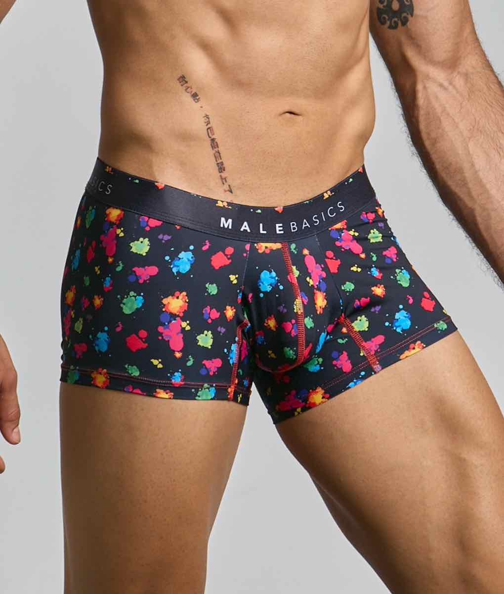 Malebasics Trunk Hipster Black Splash | MEN Trunk | Malebasics | OUTFAIR | OUTFAIR