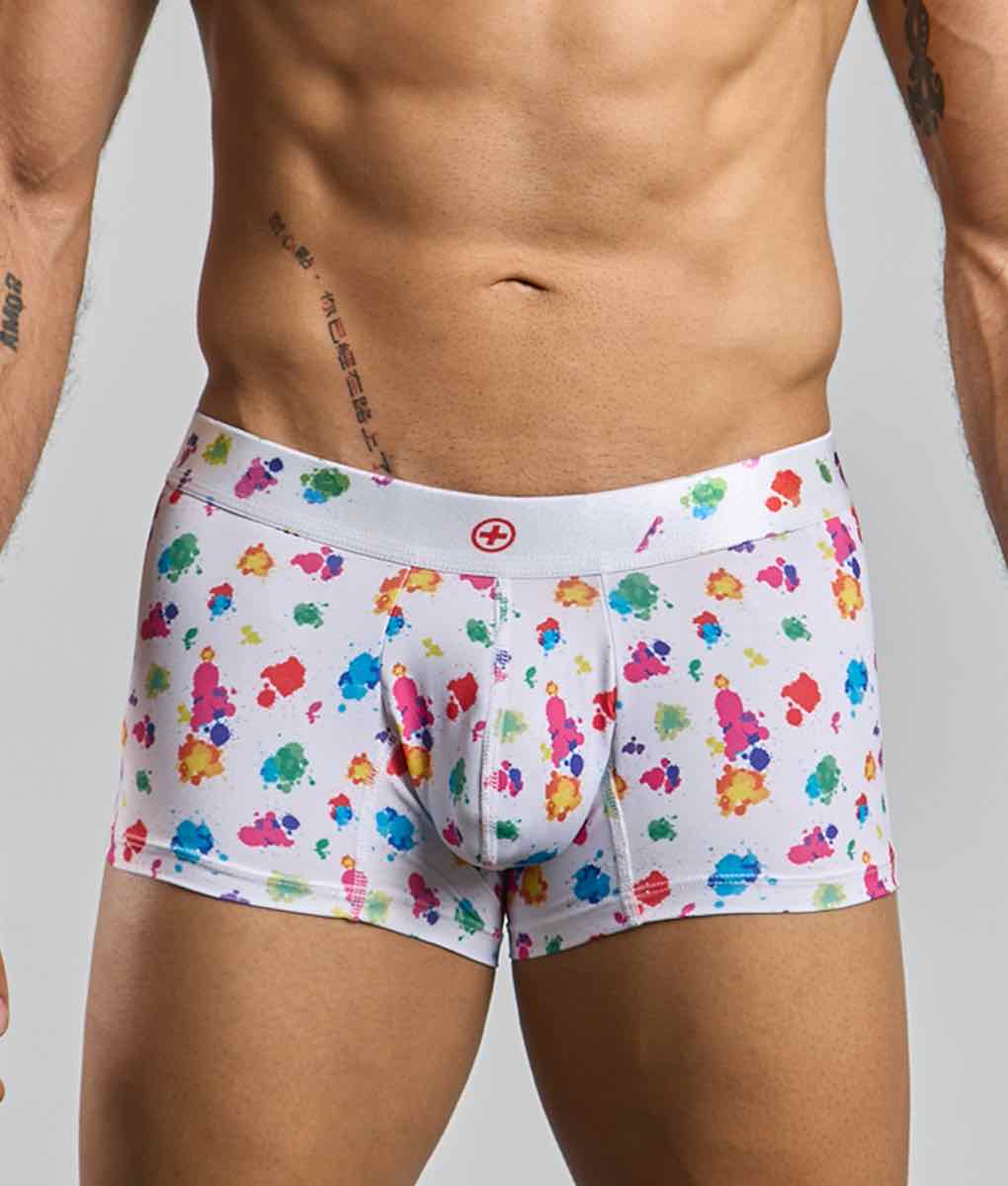Malebasics Trunk Hipster White Splash | MEN Trunk | Malebasics | OUTFAIR | OUTFAIR