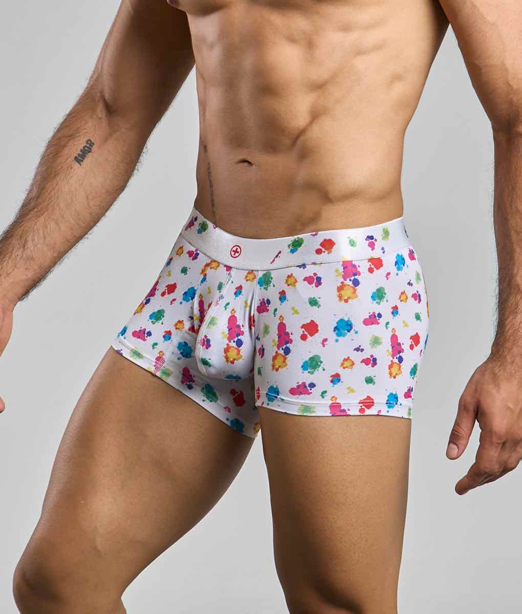Malebasics Trunk Hipster White Splash | MEN Trunk | Malebasics | OUTFAIR | OUTFAIR