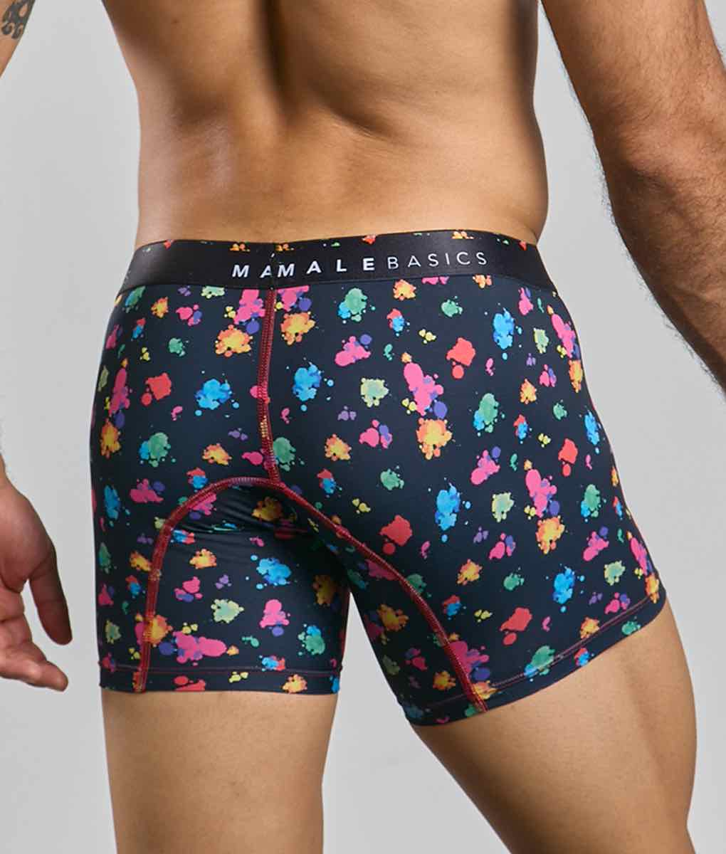 Malebasics Boxer Brief Hipster Black Splash | MEN Boxer Brief | Malebasics | OUTFAIR | OUTFAIR