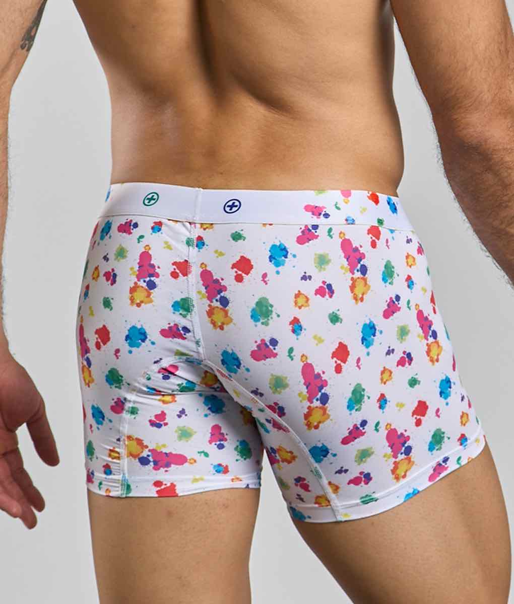 Malebasics Boxer Brief Hipster Black Splash | MEN Boxer Brief | Malebasics | OUTFAIR | OUTFAIR