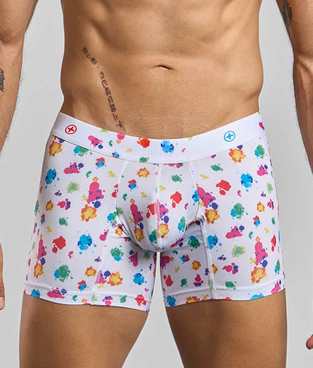 Malebasics Boxer Brief Hipster Black Splash | MEN Boxer Brief | Malebasics | OUTFAIR | OUTFAIR