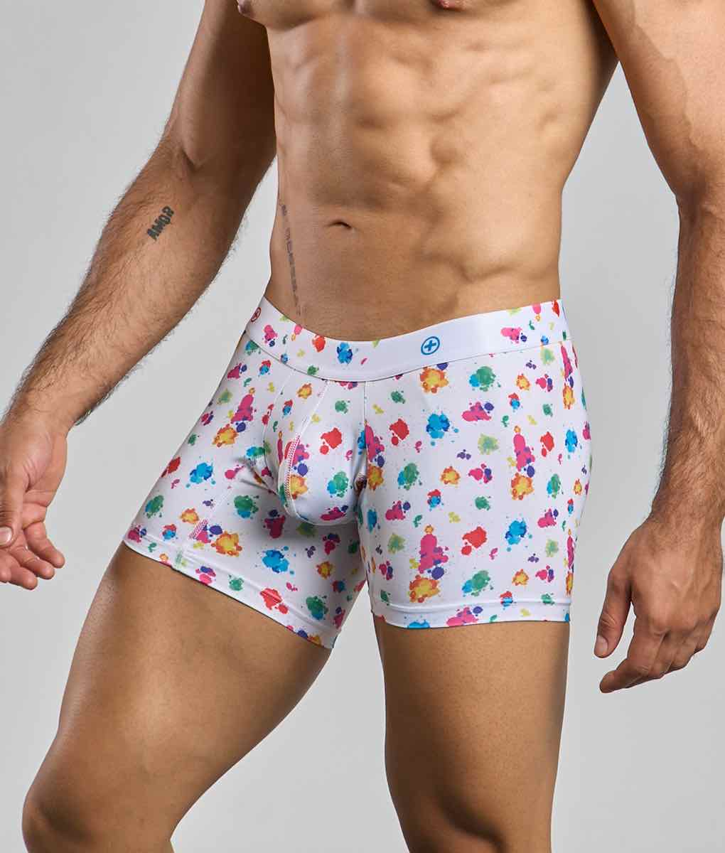 Malebasics Boxer Brief Hipster Black Splash | MEN Boxer Brief | Malebasics | OUTFAIR | OUTFAIR