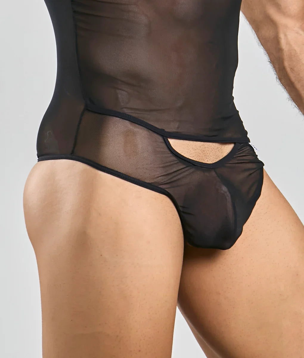 MOB Men's Sexy All Over Sheer Body | MEN Bodysuit | Malebasics | OUTFAIR | OUTFAIR