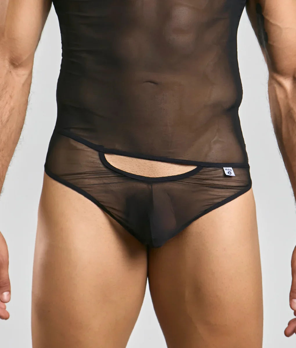 MOB Men's Sexy All Over Sheer Body | MEN Bodysuit | Malebasics | OUTFAIR | OUTFAIR