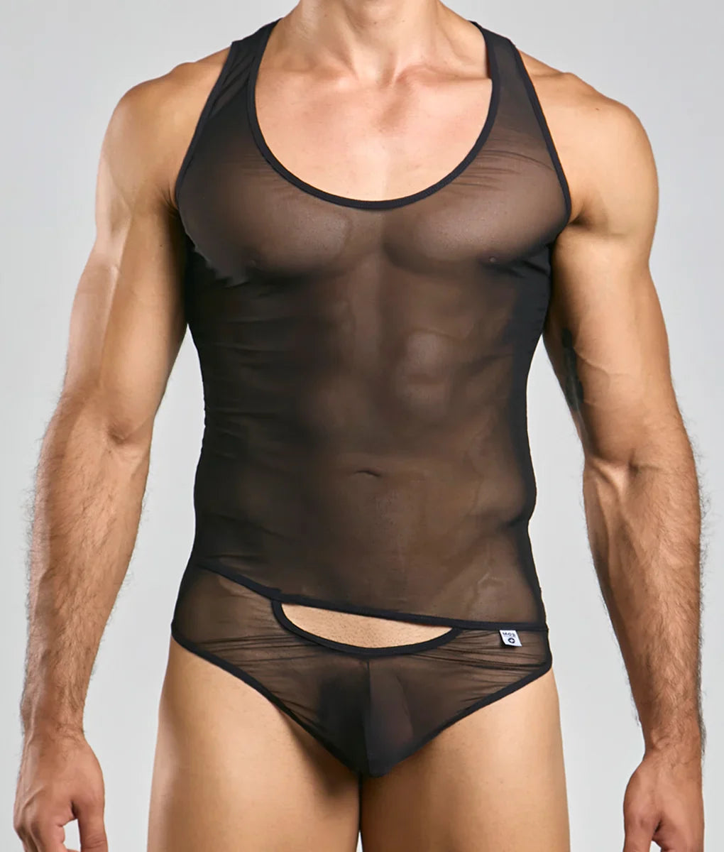 MOB Men's Sexy All Over Sheer Body | MEN Bodysuit | Malebasics | OUTFAIR | OUTFAIR