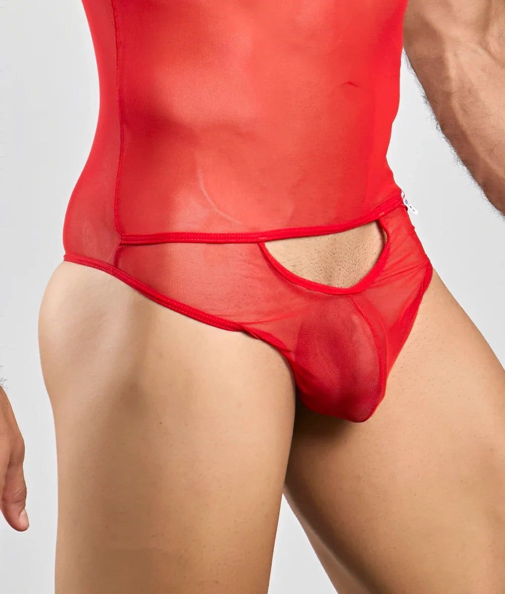 MOB Men's Sexy All Over Sheer Body | MEN Bodysuit | Malebasics | OUTFAIR | OUTFAIR