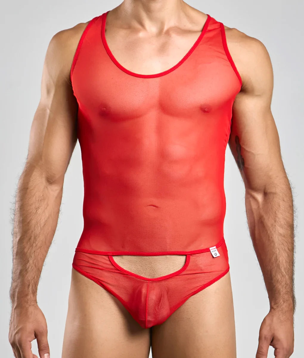 MOB Men's Sexy All Over Sheer Body | MEN Bodysuit | Malebasics | OUTFAIR | OUTFAIR