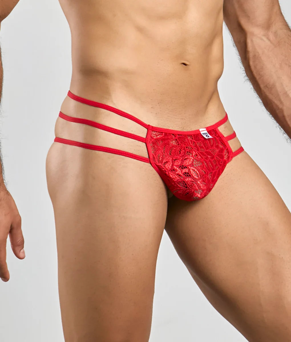 MOB Men's Lace Pouch Thong | MEN Thong | Malebasics | OUTFAIR | OUTFAIR