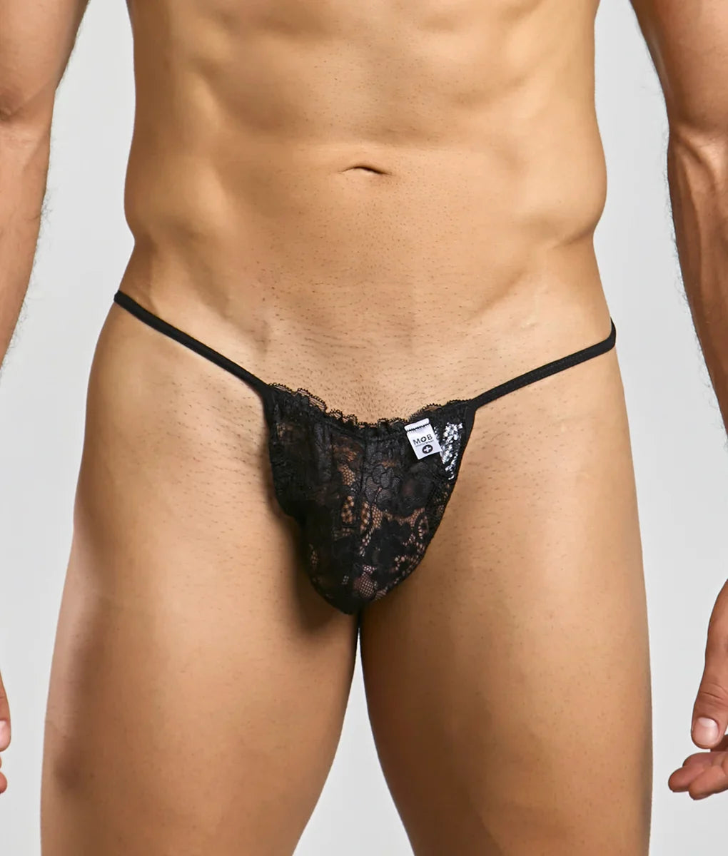 MOB Men's Lace Thong | MEN Thong | Malebasics | OUTFAIR | OUTFAIR