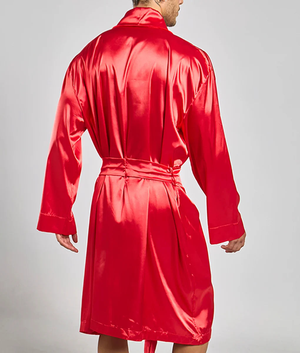 Malebasics Robe Satin | MEN Robe | Malebasics | OUTFAIR | OUTFAIR