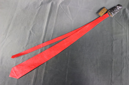 Otter and Fox Classic Leather Ties - front view