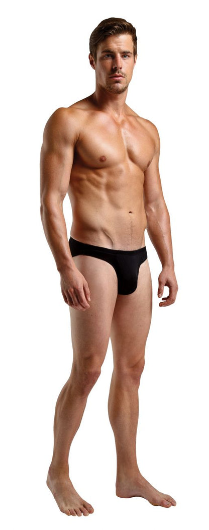 Magic Silk Men's Underwear 6606 Silk Briefs Color Black