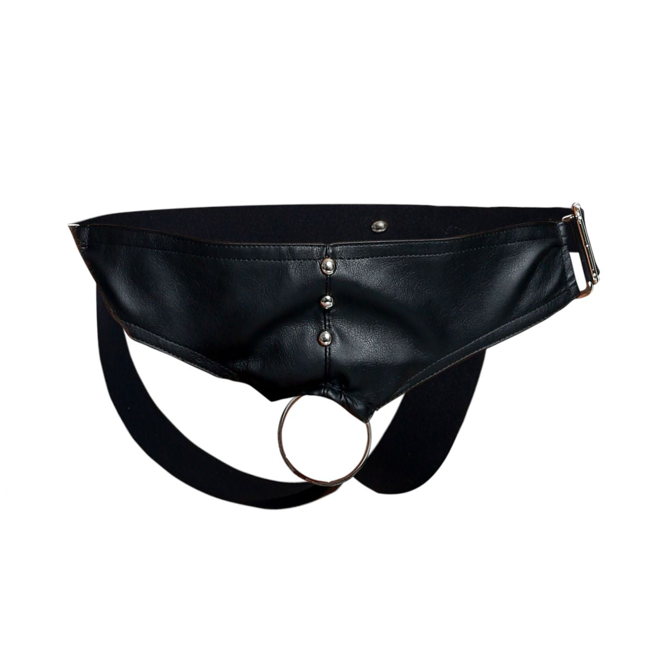 MaleBasics Men's Underwear DMBL01 DNGEON Cockring Jockstrap Color Black