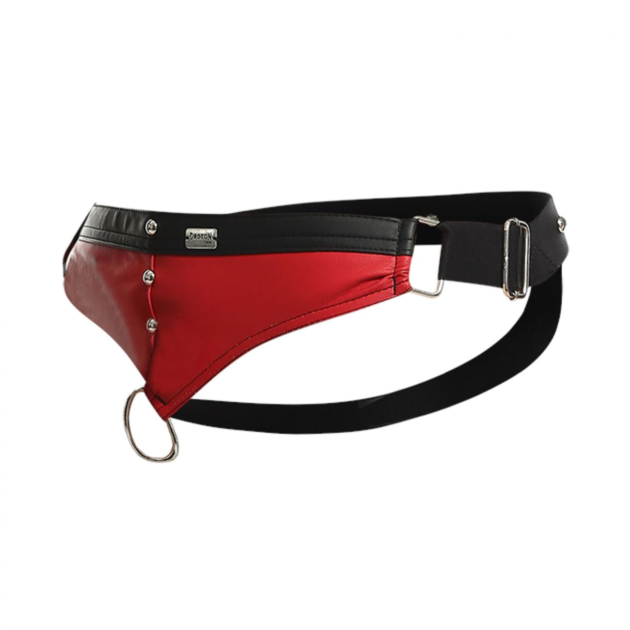 MaleBasics Men's Underwear DMBL01 DNGEON Cockring Jockstrap Color Red