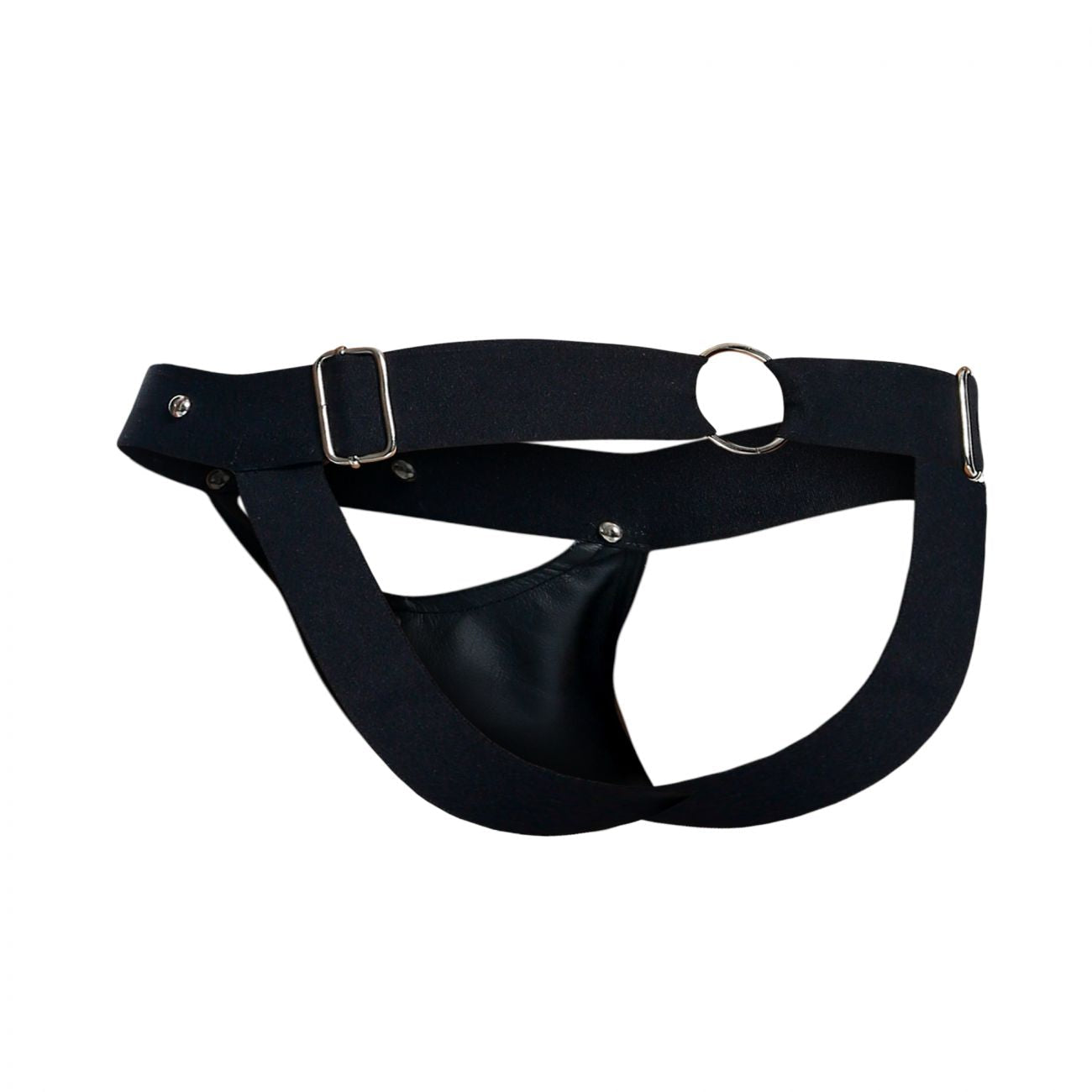 MaleBasics Men's Underwear DMBL04 DNGEON Peakaboo Jockstrap Color Black
