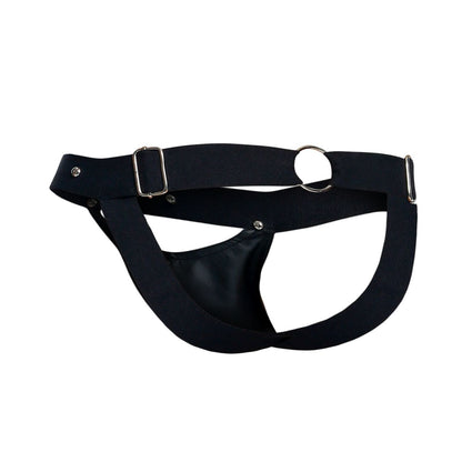 MaleBasics Men's Underwear DMBL04 DNGEON Peakaboo Jockstrap Color Black
