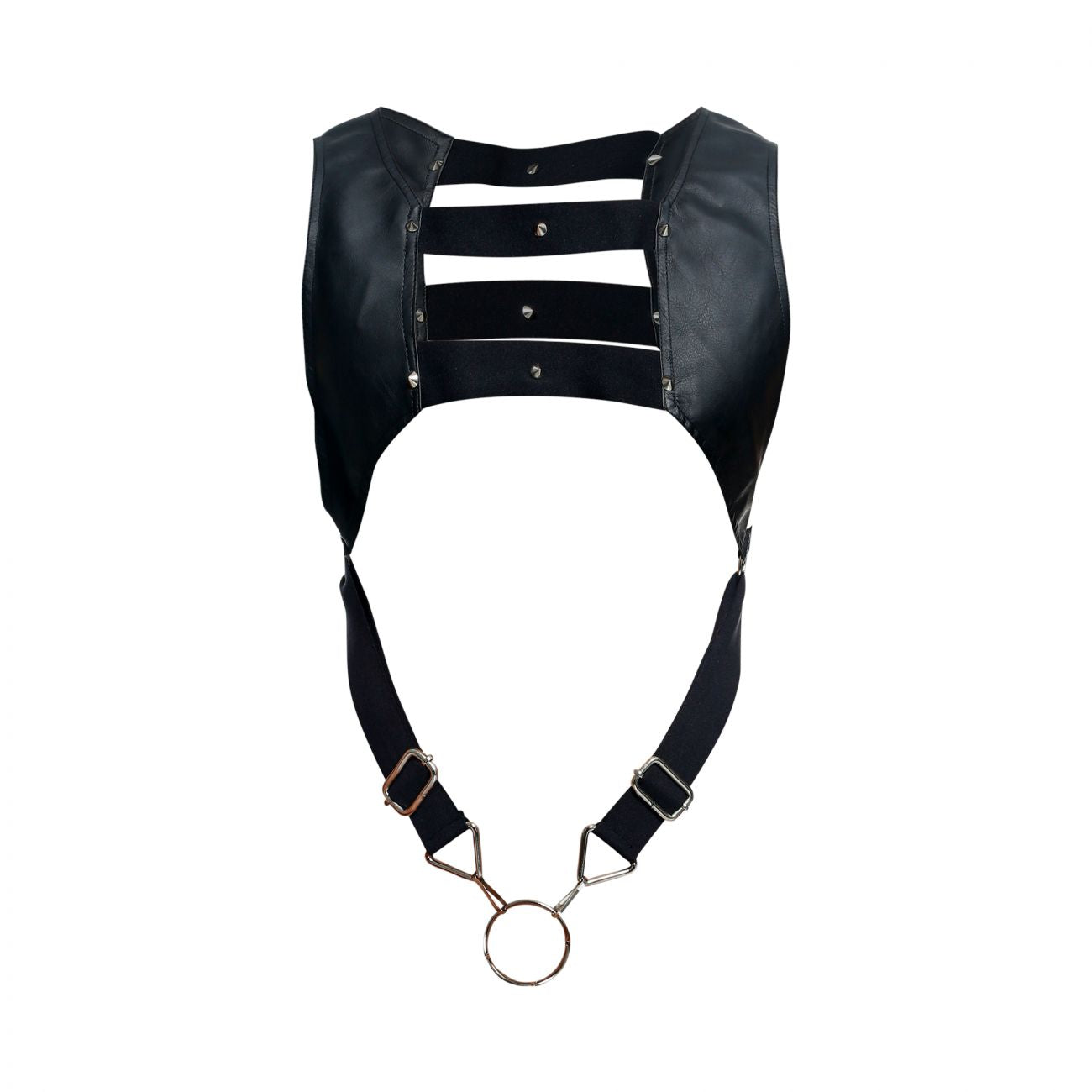 MaleBasics Men's Underwear DMBL08 DNGEON Croptop Cockring Harness Color Black