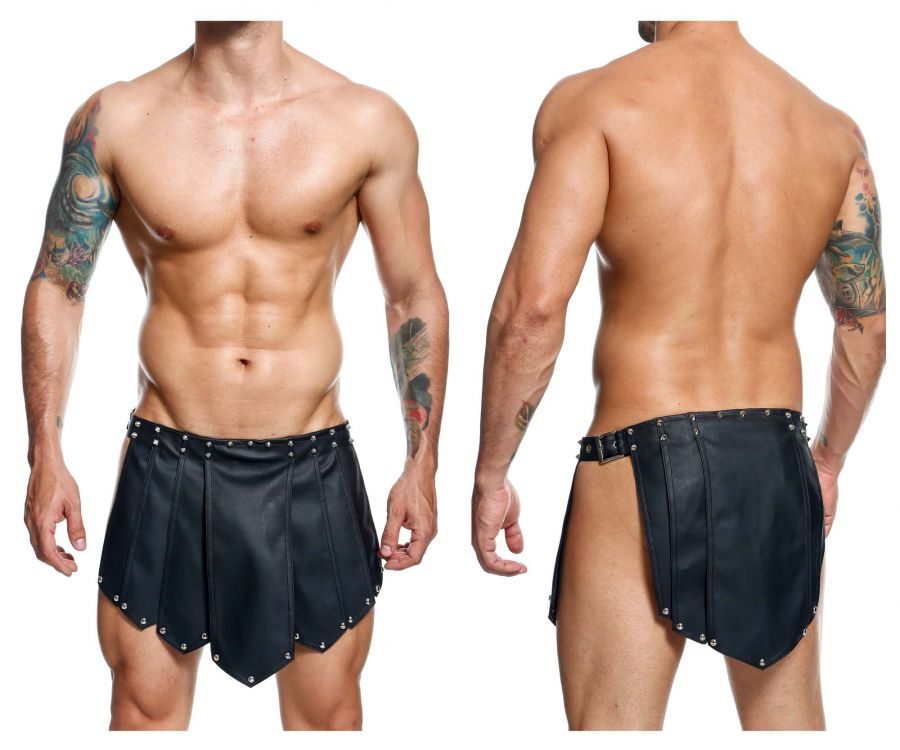 MaleBasics Men's Underwear DMBL10 DNGEON Roman Skirt Color Black