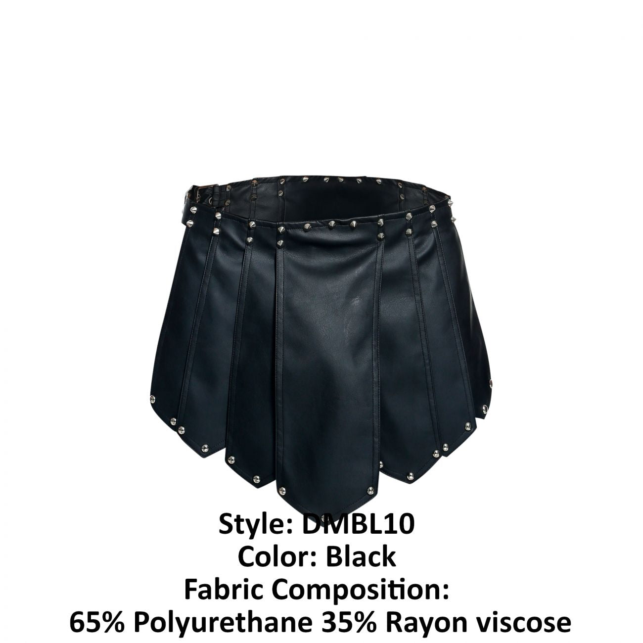 MaleBasics Men's Underwear DMBL10 DNGEON Roman Skirt Color Black