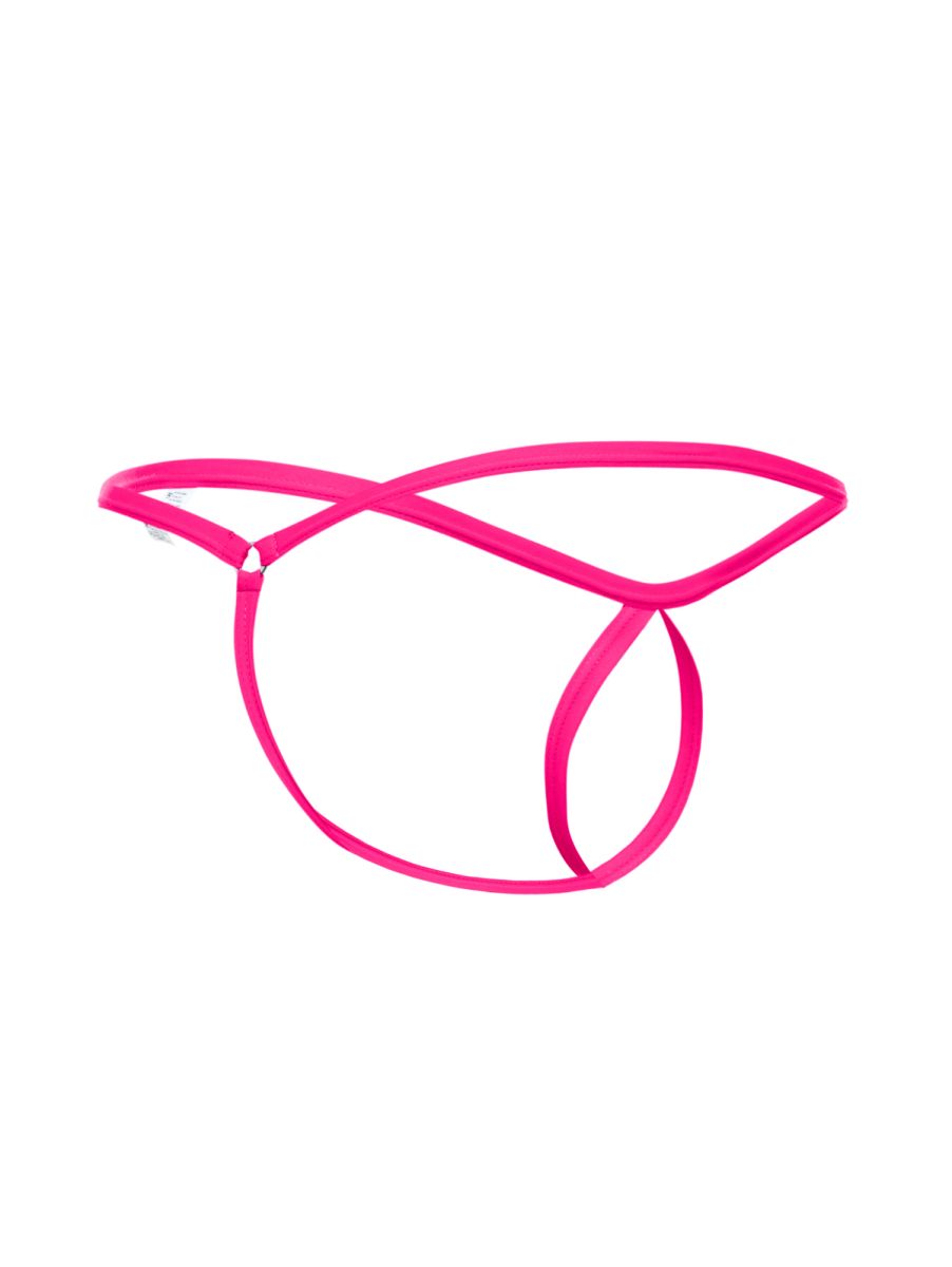 MaleBasics Men's Underwear MBL24 Tear Drop Thongs Color Hot Pink