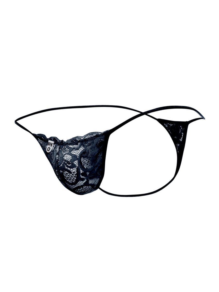 MaleBasics Men's Underwear MBL27 Lace Thongs Color Black