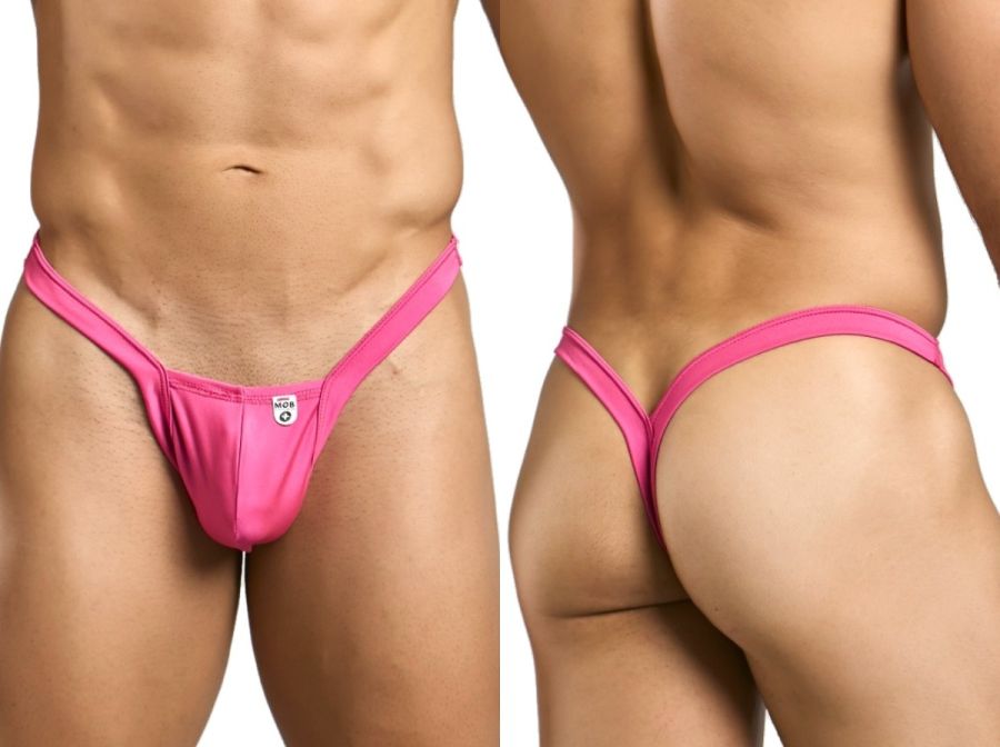 MaleBasics Men's Underwear MBL52 Y Buns Thongs Color Hot Pink