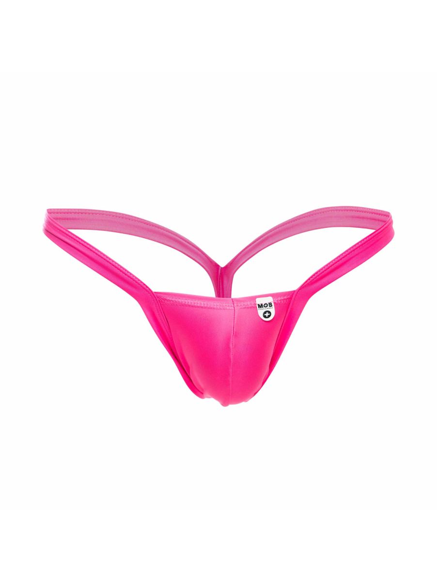 MaleBasics Men's Underwear MBL52 Y Buns Thongs Color Hot Pink