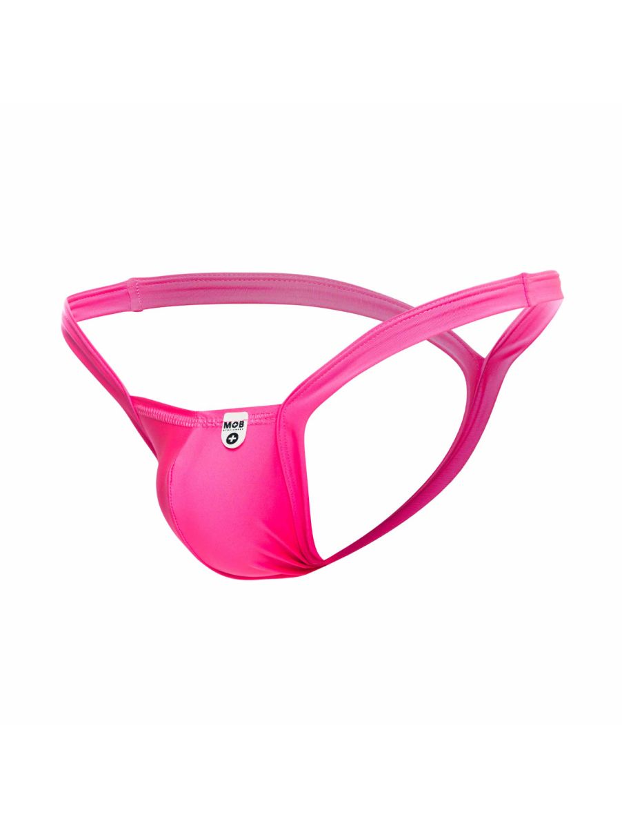 MaleBasics Men's Underwear MBL52 Y Buns Thongs Color Hot Pink