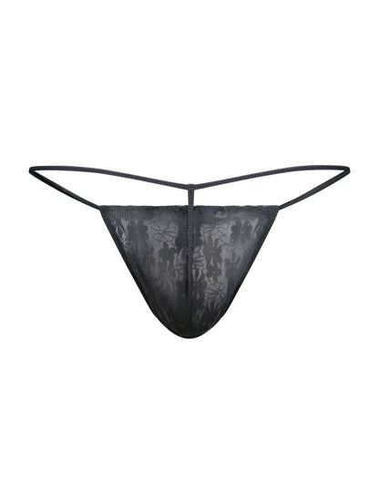 MaleBasics Men's Underwear MBL59 Lace G-String Color Black Lace