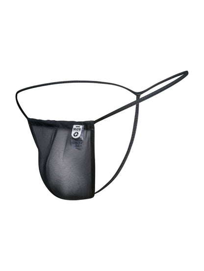 MaleBasics Men's Underwear MBL59 Mesh G-String Color Black Mesh