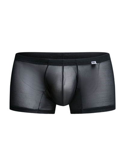 MaleBasics Men's Underwear MBL78 Lace Trunks Color Black Mesh