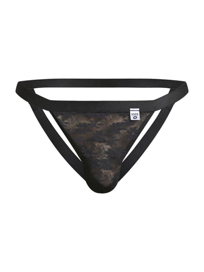 MaleBasics Men's Underwear MBL82 Sexy Jockstrap Color Black Lace